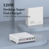 120W Multi-ports Desktop Charging Station Q605