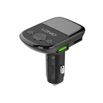 LDNIO C706Q QC3.0 + AUTO-ID Voiture Bluetooth FM Musique Affichage  Numérique Chargeur de Voiture