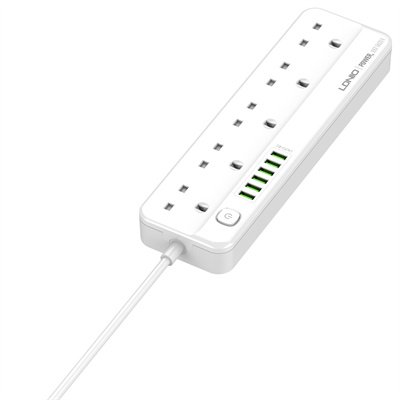 5 AC Outlets UK Power Strip SK5691