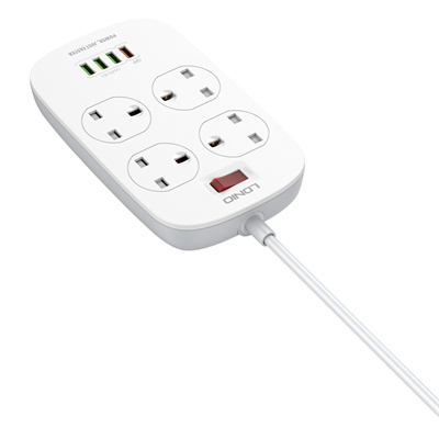 4 AC Outlets UK Power Strip SK4463
