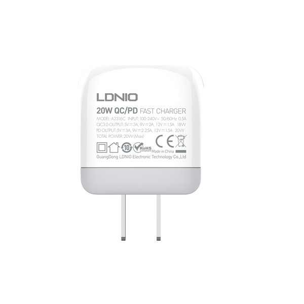 20W PD&QC Quick Charger A2316C