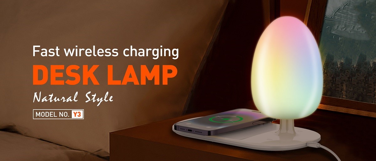 Fast wireless charging desk lamp Y3
