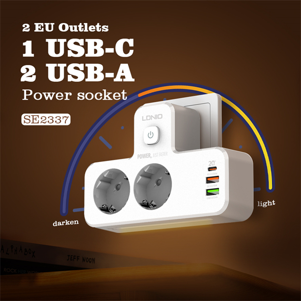 Portable Electrical Extension Socket SE2337